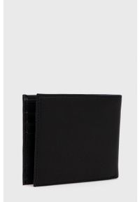 Guess portfel męski kolor czarny. Kolor: czarny. Materiał: materiał. Wzór: gładki