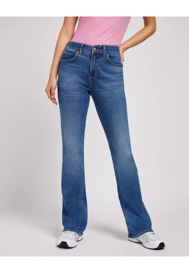 Lee - DAMSKIE SPODNIE LEE ULC BOOTCUT INDIGO FACET 112350782