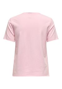 only - ONLY T-Shirt Lucy 15307412 Różowy Regular Fit. Kolor: różowy. Materiał: bawełna