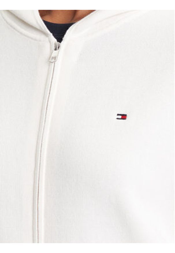 TOMMY HILFIGER - Tommy Hilfiger Kardigan WW0WW42018 Écru Regular Fit. Materiał: bawełna