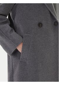 Weekend Max Mara Płaszcz wełniany Resina 2525016102 Szary Regular Fit. Kolor: szary. Materiał: wełna #4