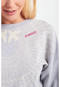 Pinko - Bluza Ada PINKO. Długość: krótkie. Wzór: napisy #3