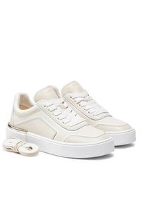 DKNY Sneakersy K3491306 Écru. Materiał: skóra #2