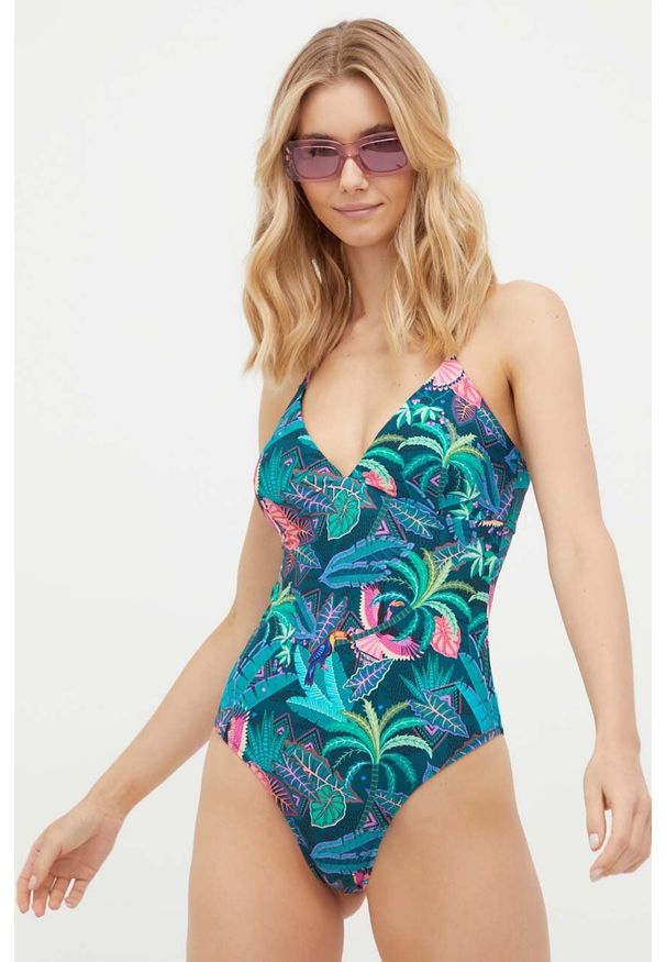 medicine - Medicine jednoczęściowy strój kąpielowy kolor multicolor lekko usztywniona miseczka. Materiał: materiał