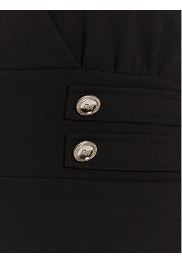 Rinascimento Sukienka koktajlowa CFC0126151003 Czarny Slim Fit. Kolor: czarny. Materiał: syntetyk. Styl: wizytowy