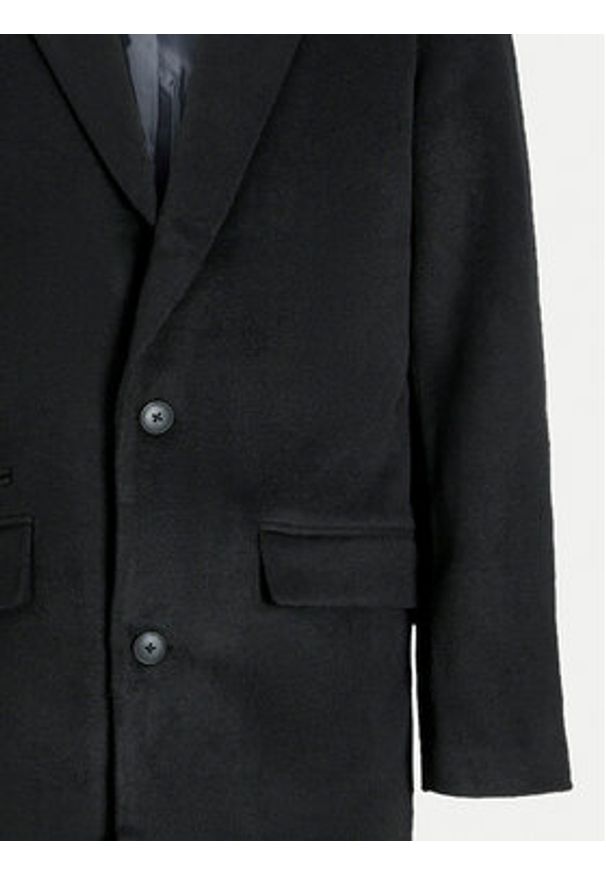 Jack & Jones - Jack&Jones Płaszcz przejściowy Hays 12258389 Czarny Regular Fit. Kolor: czarny. Materiał: syntetyk