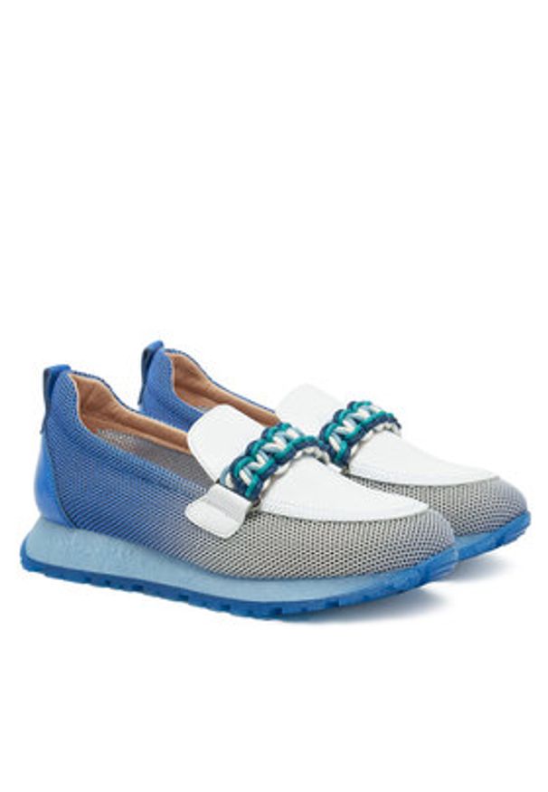 Hispanitas Półbuty BHV253948 Niebieski. Kolor: niebieski. Materiał: materiał