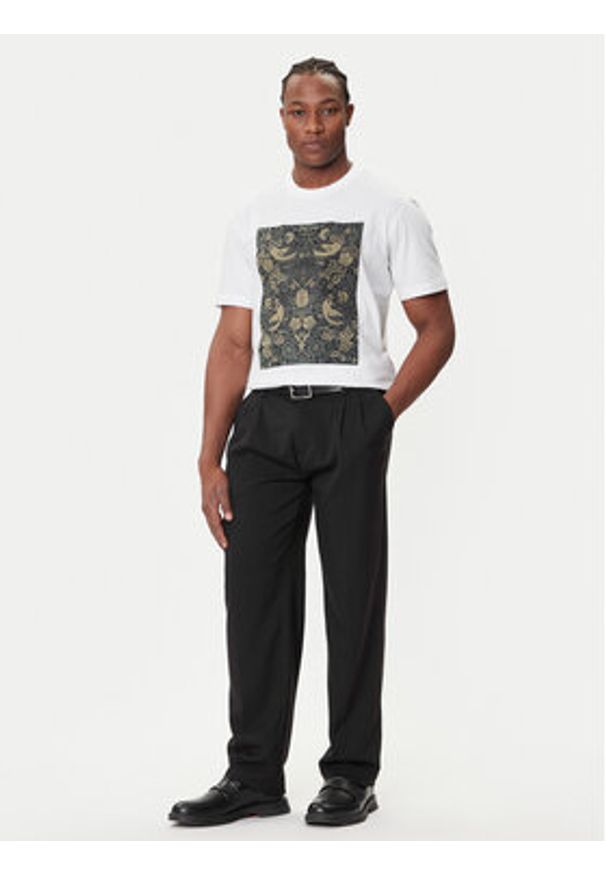 Hugo - HUGO T-Shirt Dipasly 50545363 Biały Relaxed Fit. Kolor: biały. Materiał: bawełna