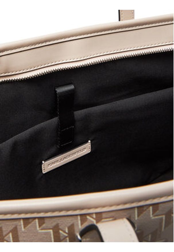 Karl Lagerfeld - KARL LAGERFELD Torebka A1W30183 Beżowy. Kolor: beżowy. Materiał: skórzane