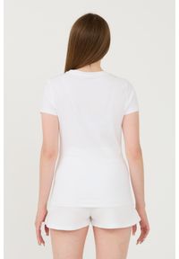 Guess - GUESS Biały damski t-shirt Script, Rozmiar S. Kolor: biały #5