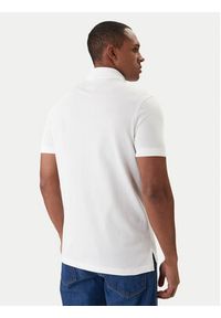 TOMMY HILFIGER - Tommy Hilfiger Polo 1985 MW0MW17770 Biały Regular Fit. Typ kołnierza: polo. Kolor: biały. Materiał: bawełna #6