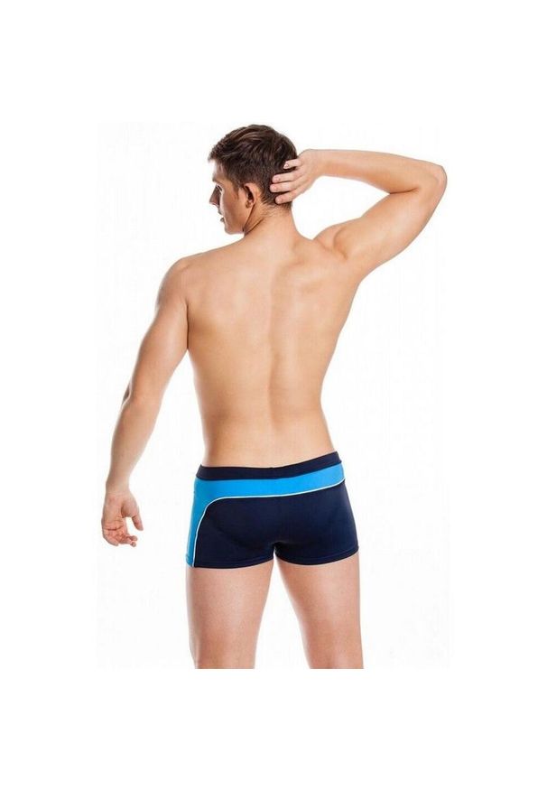 Aqua Speed - Męskie Spodenki Kąpielowe Grant. Kolor: niebieski. Styl: sportowy