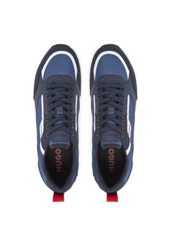 Hugo - HUGO Sneakersy Icelin 50536568 Granatowy. Kolor: niebieski. Materiał: materiał