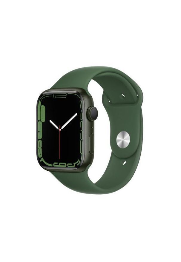 APPLE Watch Series 7 GPS + Cellular, 41mm Green Aluminium Case with Clover Sport Band - Regular. Styl: sportowy
