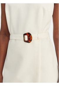 Hugo - HUGO Sukienka koktajlowa Kidenna 50559186 Écru Regular Fit. Kolor: kremowy. Materiał: syntetyk. Styl: wizytowy #3