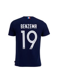 FFF - Koszulka drużyny dziecięcej z France Benzema 2022/23. Kolor: niebieski. Wzór: napisy. Sport: piłka nożna #2