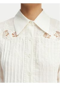 Luisa Spagnoli Sukienka koszulowa Parisi 543104 Kremowy Regular Fit. Kolor: kremowy. Typ sukienki: koszulowe #3