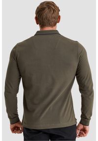 Aeronautica Militare - AERONAUTICA MILITARE Zielony męski longsleeve polo Piqué, Rozmiar XXL. Typ kołnierza: polo. Kolor: zielony. Długość rękawa: długi rękaw #5