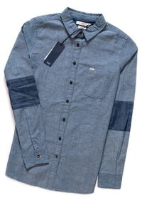 Lee - KOSZULA JEANSOWA DAMSKA LEE ONE POCKET SHIRT INDIGO L45QBMDK. Materiał: jeans