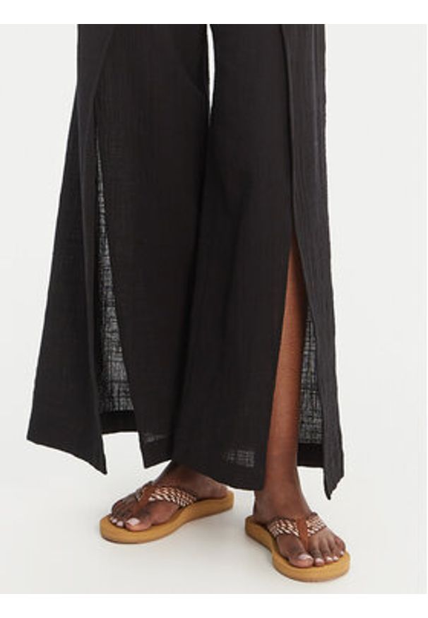 Banana Moon Spodnie materiałowe Stefa Cameron MWW01 Czarny Regular Fit. Kolor: czarny. Materiał: bawełna