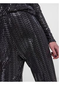Pieces Spodnie materiałowe 17143896 Czarny Straight Fit. Kolor: czarny. Materiał: syntetyk #5