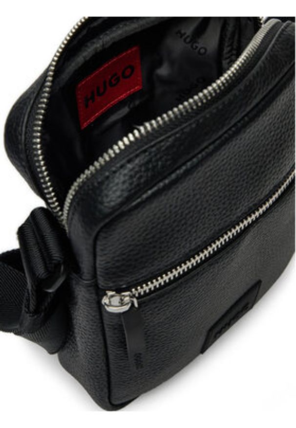 Hugo - HUGO Saszetka Ethon 2 50535669 Czarny. Kolor: czarny. Materiał: skóra