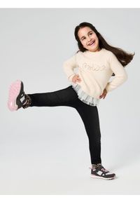 Sinsay - Sweter z ozdobnymi cekinami - kremowy. Kolor: kremowy