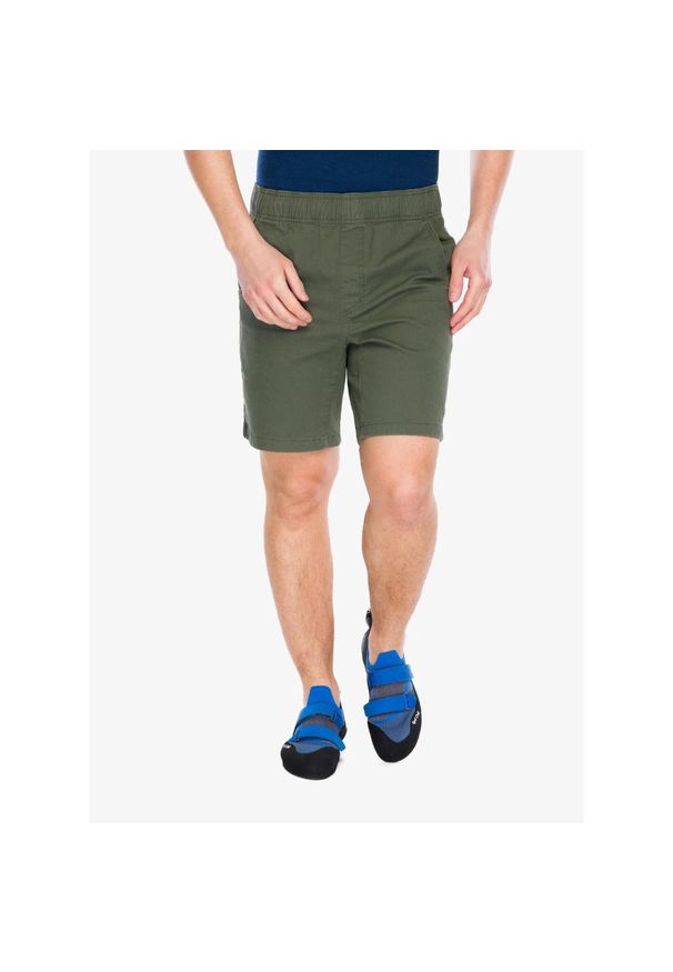 Spodenki wspinaczkowe Black Diamond Dirtbag Twill Shorts. Kolor: zielony