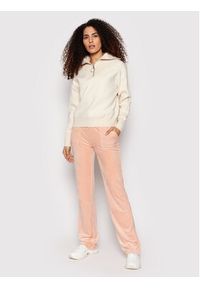 Juicy Couture Spodnie dresowe Del Ray JCAP180 Różowy Regular Fit. Kolor: różowy. Materiał: dresówka, syntetyk