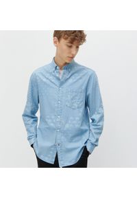 Reserved - Wzorzysta koszula regular fit - Niebieski. Kolor: niebieski #1