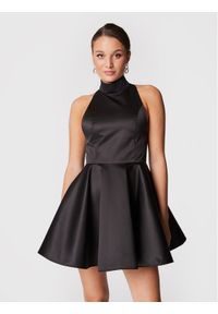 ROTATE Sukienka koktajlowa Cora RT1508 Czarny Regular Fit. Kolor: czarny. Materiał: syntetyk. Styl: wizytowy