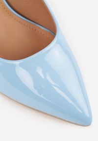 Born2be - Niebieskie Klasyczne Lakierowane Szpilki Vices Naoise. Kolor: niebieski. Materiał: lakier. Obcas: na szpilce. Styl: klasyczny #6