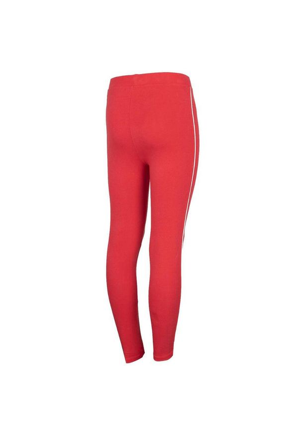 4f - Legginsy Dziewczęce HJZ22 JLEG004. Kolor: czerwony