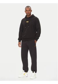 Versace Jeans Couture Spodnie dresowe 78GAAT08 Czarny Regular Fit. Kolor: czarny. Materiał: bawełna #5