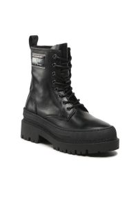 Botki Tommy Jeans Tjw Foxing Lace Up EN0EN02217 Black BDS. Kolor: czarny