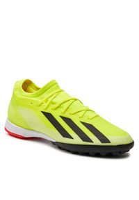 Adidas - adidas Buty do piłki nożnej X Crazyfast League Turf Boots IF0698 Żółty. Kolor: żółty. Materiał: materiał