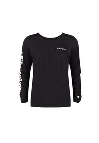 Champion Longsleeve | 218286 | Mężczyzna | Czarny. Okazja: na co dzień. Kolor: czarny. Materiał: bawełna. Długość rękawa: długi rękaw. Wzór: nadruk. Styl: sportowy, casual, klasyczny #2