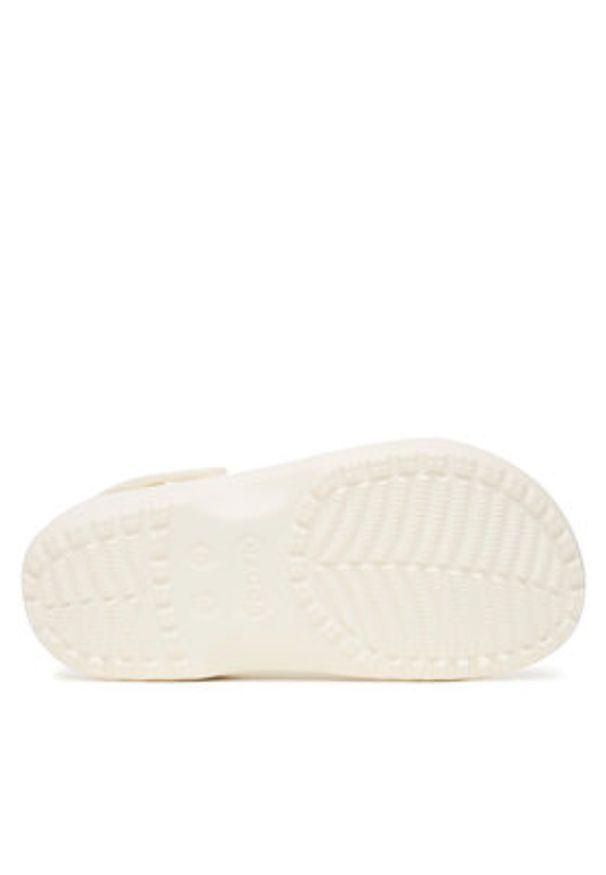 Crocs Klapki Classic Floral Cut-Out Clog 210927 Écru