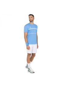 TECNIFIBRE - Koszulka tenisowa męska Tecnifibre Team Tech Tee. Kolor: niebieski. Sport: tenis