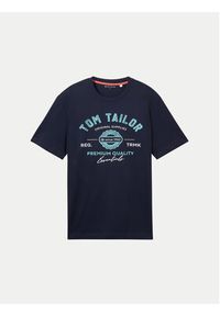 Tom Tailor T-Shirt 1037735 Granatowy Regular Fit. Kolor: niebieski. Materiał: bawełna #2