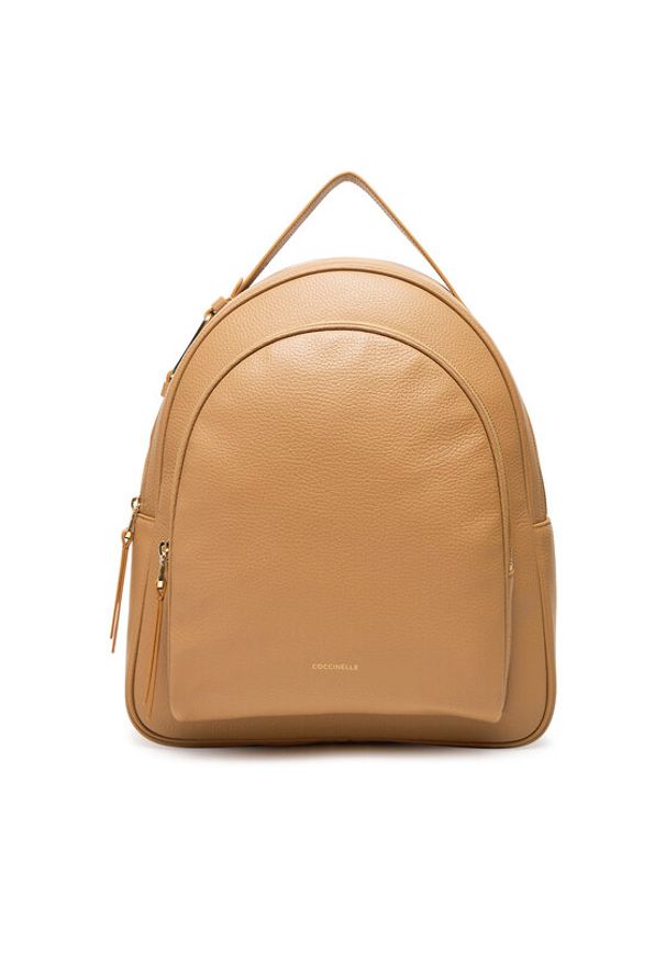 Coccinelle Plecak E1 R1K 14 01 01 Brązowy. Kolor: brązowy. Materiał: skóra
