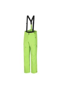 Hannah - Męskie spodnie narciarskie HANNAH Kasey Lime Green 10.000 mm/h2o. Kolor: zielony. Sport: narciarstwo