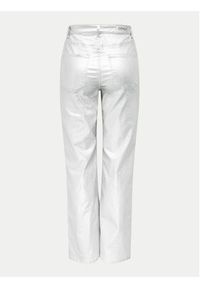 only - ONLY Jeansy Juicy 15331673 Srebrny Wide Leg. Kolor: srebrny