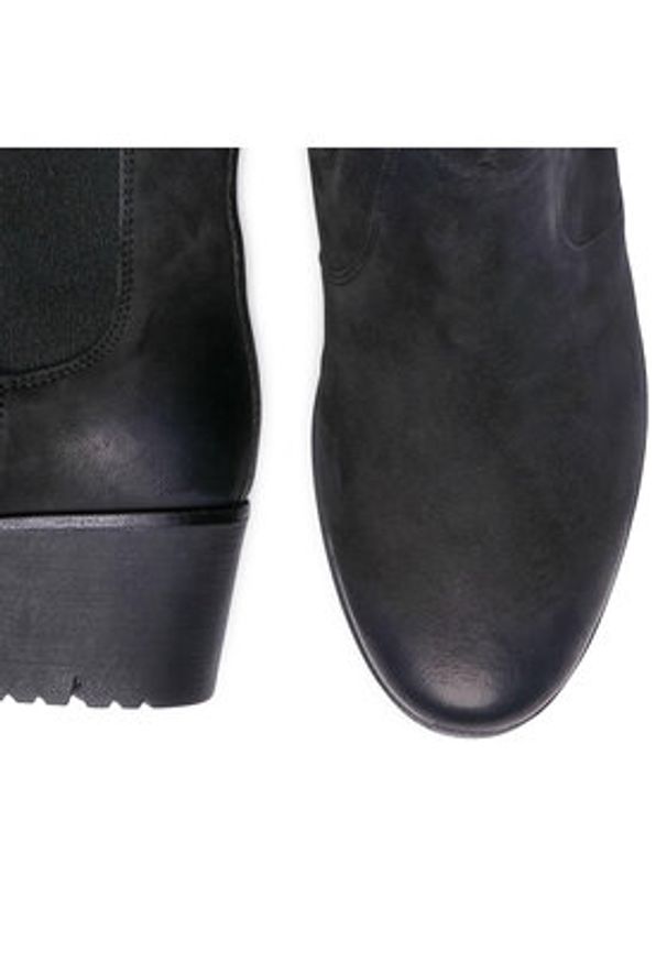 Lasocki Botki BALEA-07 Czarny. Kolor: czarny. Materiał: nubuk, skóra