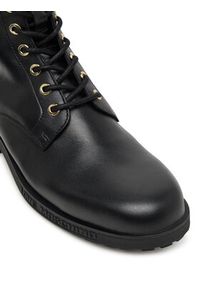 Love Moschino - LOVE MOSCHINO Trzewiki JA24254G0NIA0000 Czarny. Kolor: czarny. Materiał: skóra #5