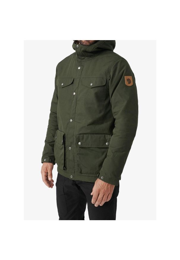 Fjällräven - Kurtka męska Fjallraven Greenland Winter Jacket. Kolor: zielony. Sport: turystyka piesza