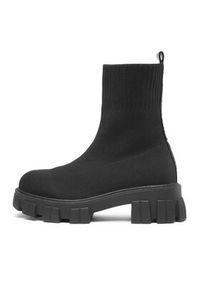 DeeZee Botki WS5553-11 Czarny. Kolor: czarny. Materiał: materiał #3
