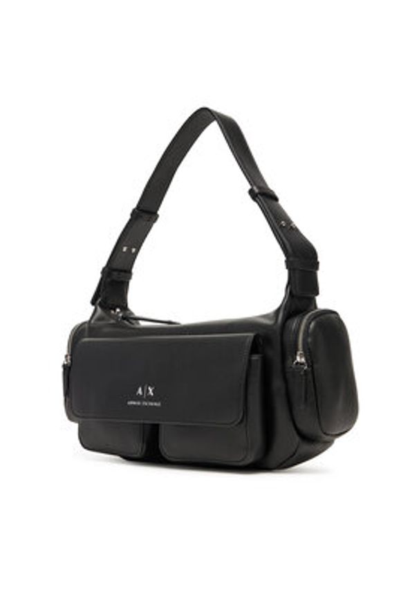Armani Exchange Torebka XW000404 AF12589 UC001 Czarny. Kolor: czarny. Materiał: skórzane