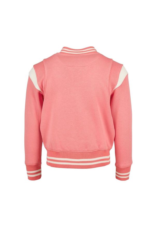 Urban Classics - Kurtka Dresowa Dla Dziewcząt. Kolor: biały, wielokolorowy, różowy. Materiał: dresówka