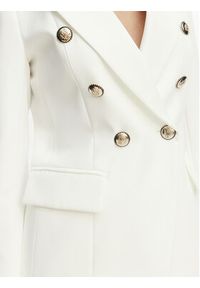 Maryley Marynarka 26EB139/43VA Kremowy Regular Fit. Kolor: kremowy. Materiał: syntetyk #3